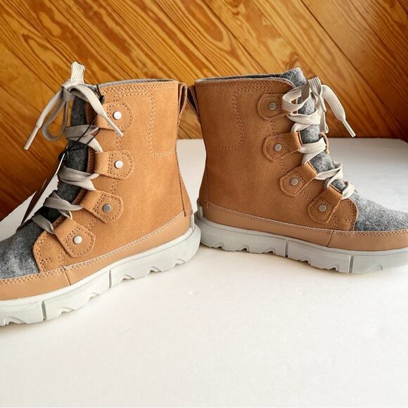 SOREL Explorer II Next Joan Boot Waterproof Tawny Buff Moonstone - Picture 5 of 12